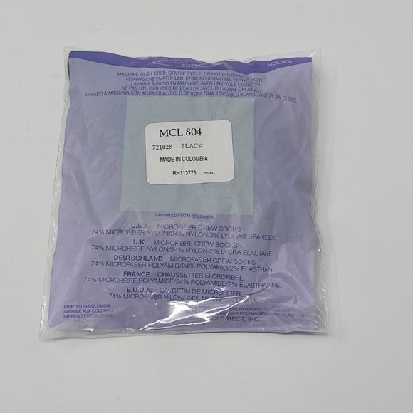 Three (3) Pairs of Silkies Women's Black Microfiber Socks - Picture 4 of 7